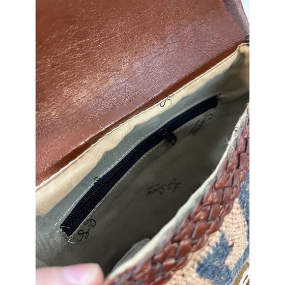 L. J. Simone Kilim wool Aztec SouthwesternTapestry  Purse new - Picture 9 of 15